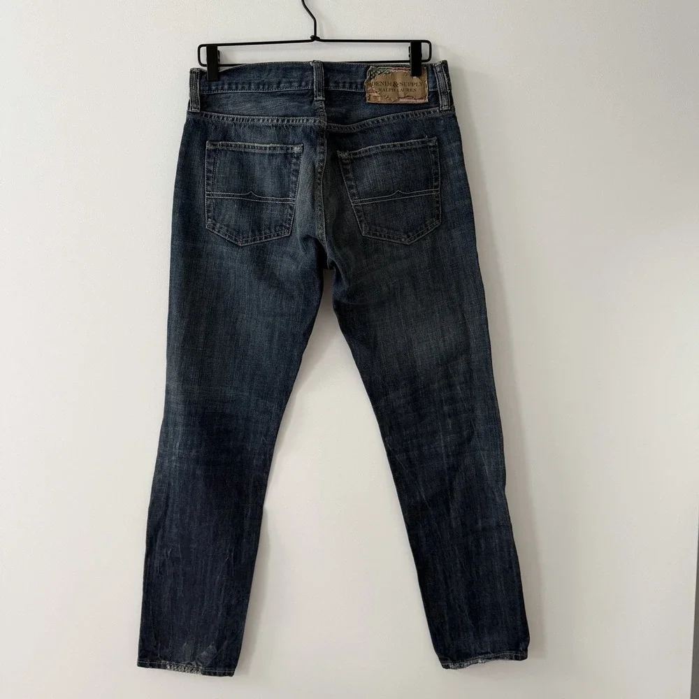 Denim Supply Ralph Lauren Tapered Straight Jeans Mens 30x30 Medium Wash
